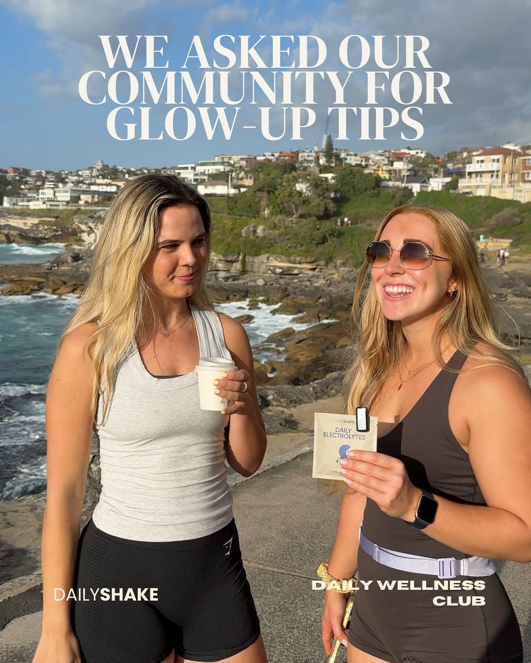 Daily Wellness Club members at a coastal event